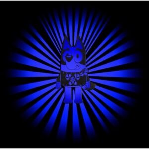 Gemmy Bluey Blue Battery-Operated Christmas Indoor LED Light Show Projector BNIB